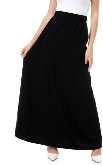 Women's Long Black Skirt, Klosh type