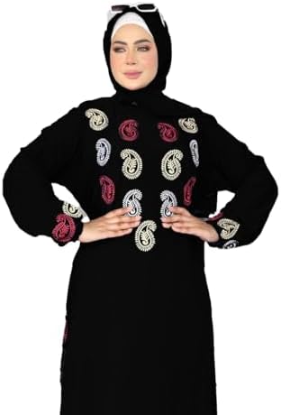31eFvx7cEXL._AC_SL1500_ اسدال خامة فيزون مستورد عالي الجودة فري سايز يمكن لبسه حتى 95 كيلو للنساء GAMAL SONS FOR ABAYA GS-7117Parent - الصورة 4