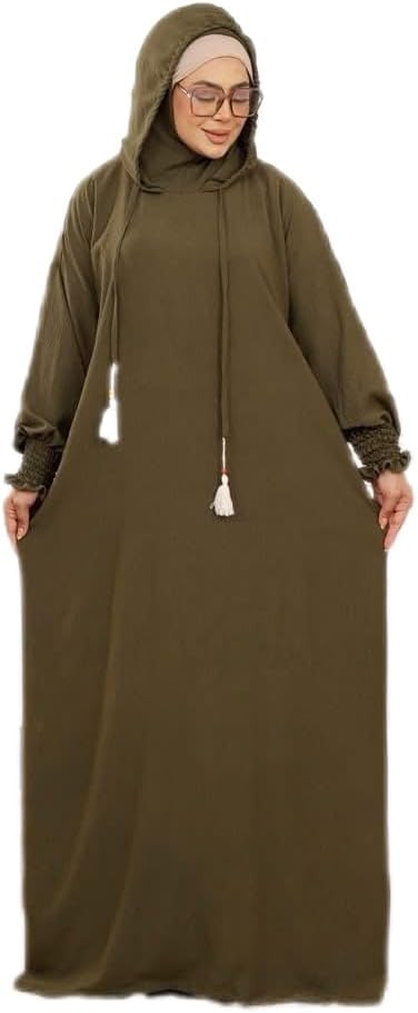 41-BxbgF08L._AC_SL1500_ عباية نسائية من تاليا، مصنوعة من القماش الفرنسي الفاخر، مقاس 60-110، بتصميم فاخر - الصورة 2
