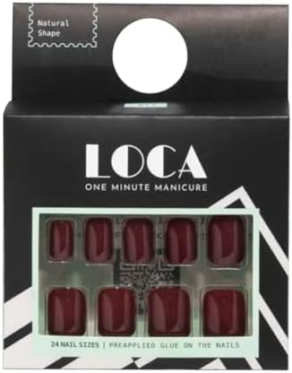 415MSDi0HML._AC_SL1500_ Loca nails Natural shape number 5 - الصورة 2