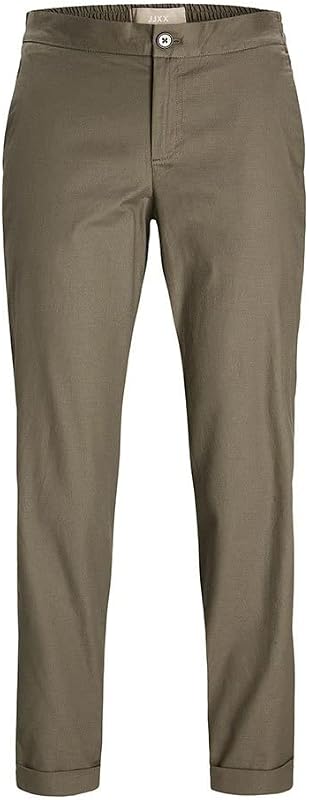 JACK & JONES Women's Jjxx Jxcarla Relaxed Mw Pant Noos Chinos