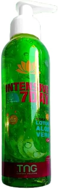 41BkR91HcOL._AC_SL1500_ Lotus Aloe Vera Gel Green 250ml - Cooling Moisturizing Gel for Face & Body, Skin Hydration, Sunburn Relief & Soothing Care - الصورة 2