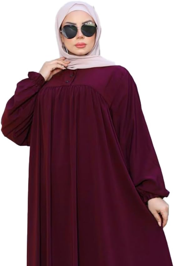 41LD9dkFVZL._AC_SL1500_ عبايه أسلامي من كريب رويال موديل 4057 مقاس موحد يلبس حتى 130 ك للنساء من GAMAL SONS FOR ABAYA - الصورة 2