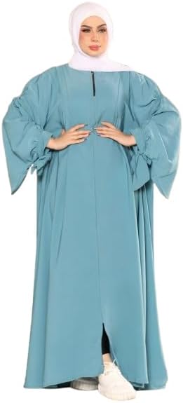 41dk-vzGTtL._AC_SL1500_ عبايه شرعي ونقاب رويال مقاس موحد تلبس ل 120 ك للنساء من GAMAL SONS FOR ABAYA 8106GS11319-Parent - الصورة 4