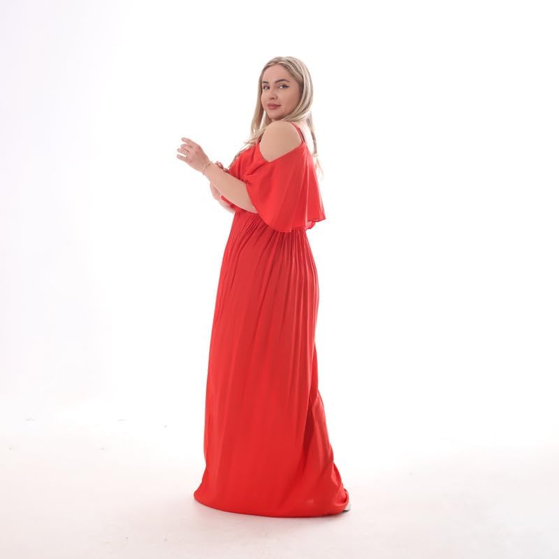 41fVE8wRgIL._AC_SL1500_ BEBO نسائي فستان حريمي طويل مشجر - الصورة 2