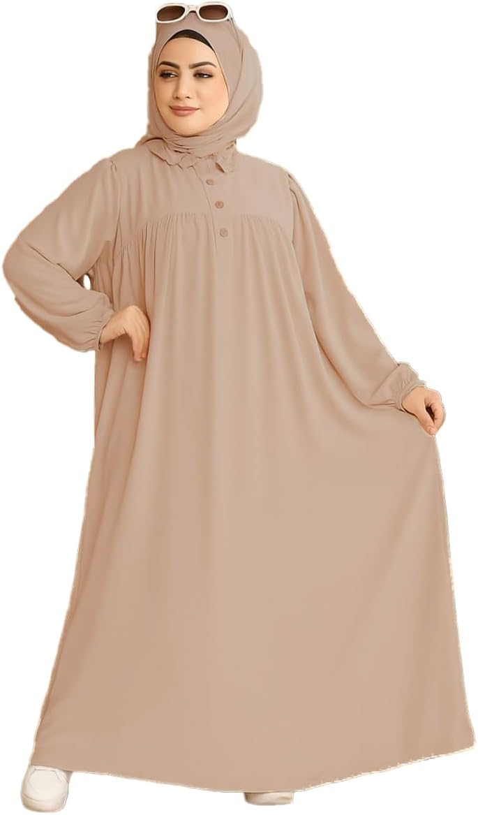 41m4MXIxnkL._AC_SL1500_ عباية 3 قطع ونقاب وطرحه مقاس موحد تلبس ل 110 ك للنساء من GAMAL SONS FOR ABAYA , 7040GS41288-Parent - الصورة 2