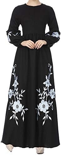 41s4FuObZtL._AC_SL1500_ ملابس إسلامية عصرية مطبوعة للنساء عباءة كيمونو فضفاضة، رداء طويل عربي إسلامي بطابع الشرق الأوسط بتصميم مناسب لرمضان - الصورة 4