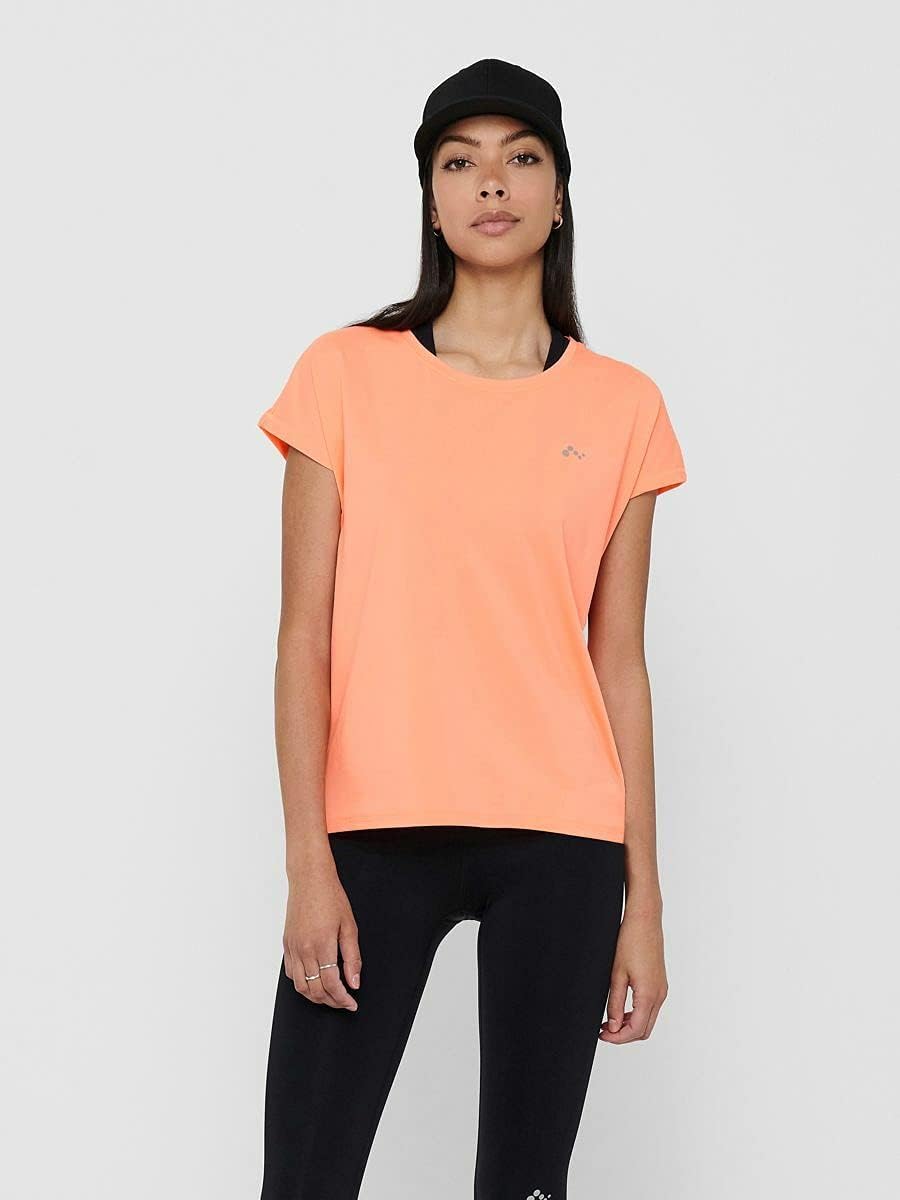 51-BKE-XFnL._AC_SL1500_ Only Play Womens Short Sleeve T-shirt Onpaubree S/s Loose Training - الصورة 3