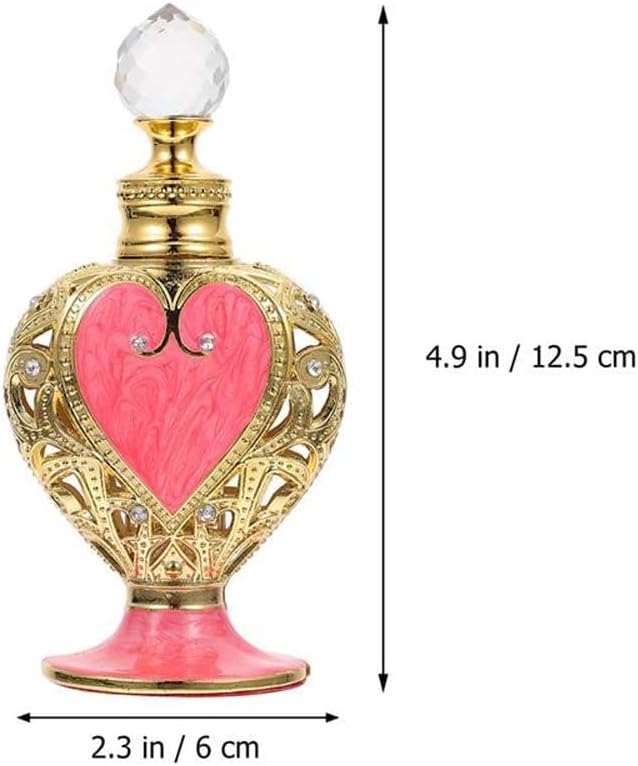 51-NtV6aBUL._AC_SL1500_ زجاجة عطر قابلة لاعادة الملء للنساء، حاوية فارغة محمولة للعلاج العطري للعلاج العطري بطلاء ذهبي (A1-10 مل) - الصورة 4