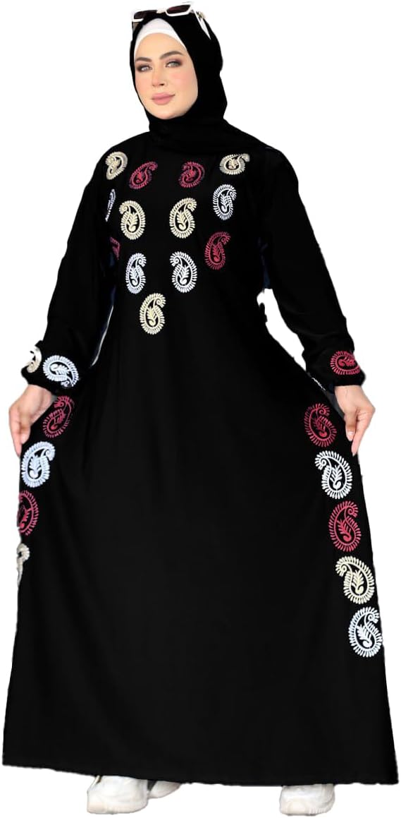 اسدال خامة فيزون مستورد عالي الجودة فري سايز يمكن لبسه حتى 95 كيلو للنساء GAMAL SONS FOR ABAYA GS-7117Parent