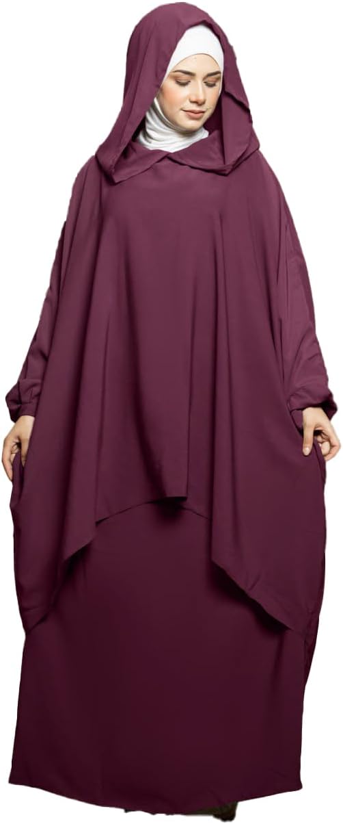 51fz9pmamjL._AC_SL1500_ إدناء 3 قطع نقاب وجيبه وكاب كريب تلبس ل 120 ك للنساء من GAMAL SONS FOR ABAYA , 8016GS41620-Parent - الصورة 3