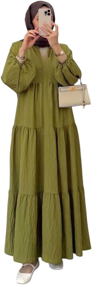 51leb46YbCL._AC_SL1500_ فستان نسائي من تاليا، مصنوع من قماش الفريسك، متوفر بمقاسات متوسط وكبير، بتصميم أنيق مناسب لجميع الأعمار - الصورة 3
