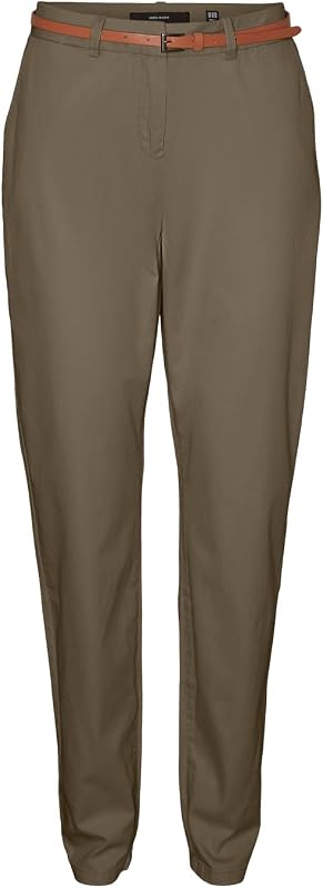 Vero Moda Women's Vmflashino Mr Regular Chino Pants