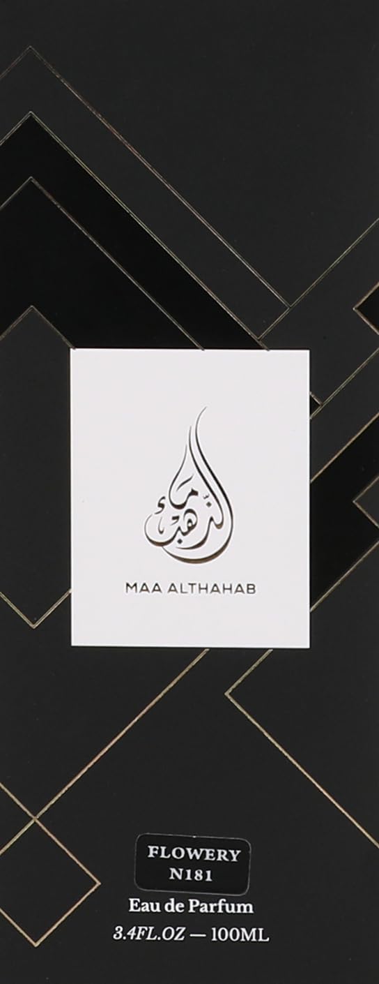 51nNqjyRU7L._AC_SL1500_ عطر فلاور جولد N181 فيرساتشي برايت كريستال او دو بارفان للنساء من ماء الدهب، 100 مل - الصورة 2