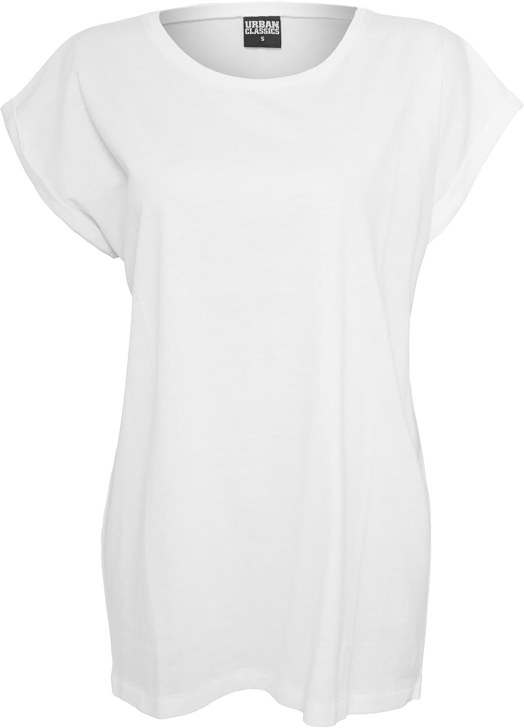 51vg-Lm1QsL._AC_SL1500_ Urban Classics Women's Tb771a-ladies Extended Shoulder Tee 2-pack T-Shirt (pack of 2) - الصورة 3