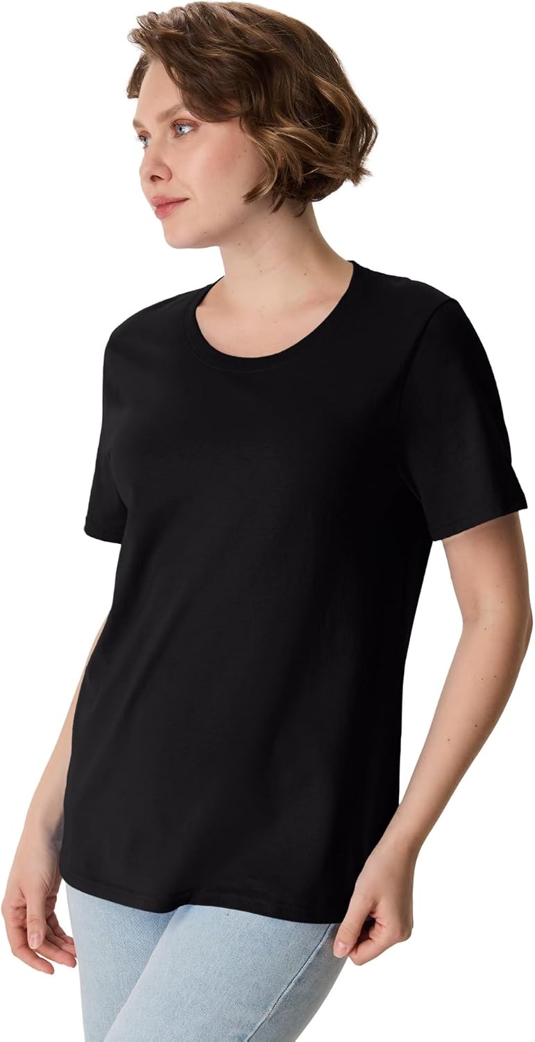 611sHZ9tRiL._AC_SL1500_ تي شيرت نسائي Hanes 4.5 أوقية نانو T - SL04 - الصورة 3