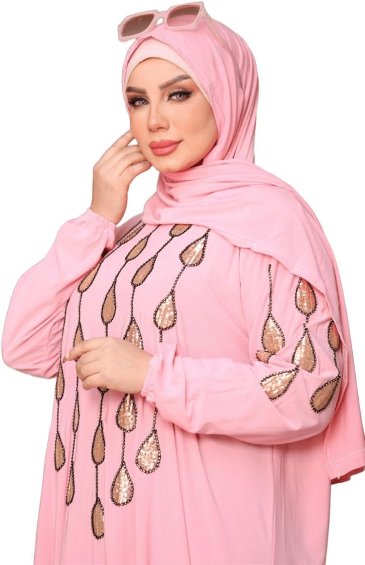 6146JNN7-1L._AC_SL1500_ إسدال فيزون مقاس موحد يلبس إلي 90 ك للنساء , GS-7115 GAMAL SONS FOR ABAYA - الصورة 3