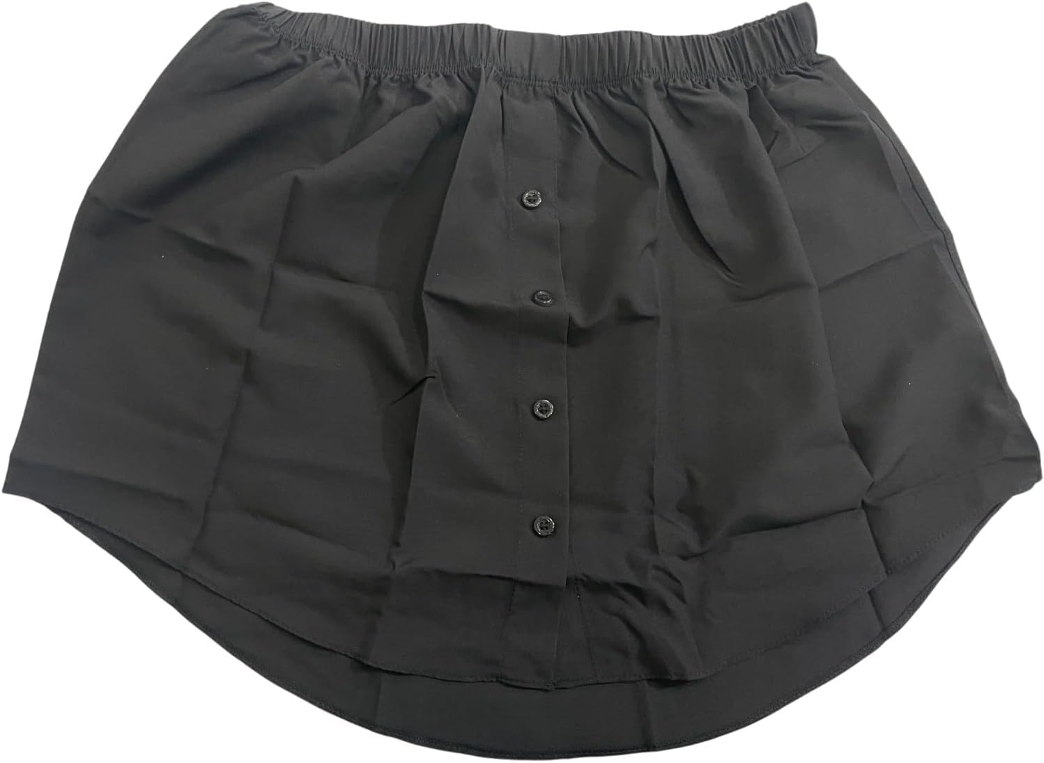 618cRneE1-L._AC_SL1500_ جيبة جيسي بأزرار من القطن وتصميم قميص للنساء من بيشة، اكسسوارات حجاب للنساء، مقاس واحد، لون أسود، Pish-138-7649-balckP - الصورة 3