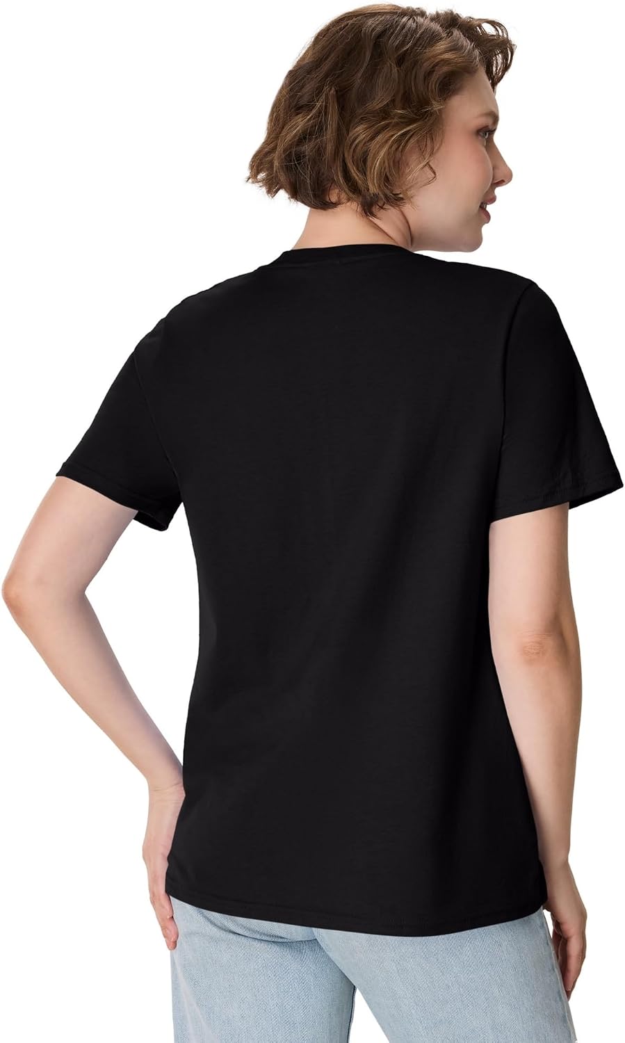 618jkCAFlXL._AC_SL1500_ تي شيرت نسائي Hanes 4.5 أوقية نانو T - SL04 - الصورة 2