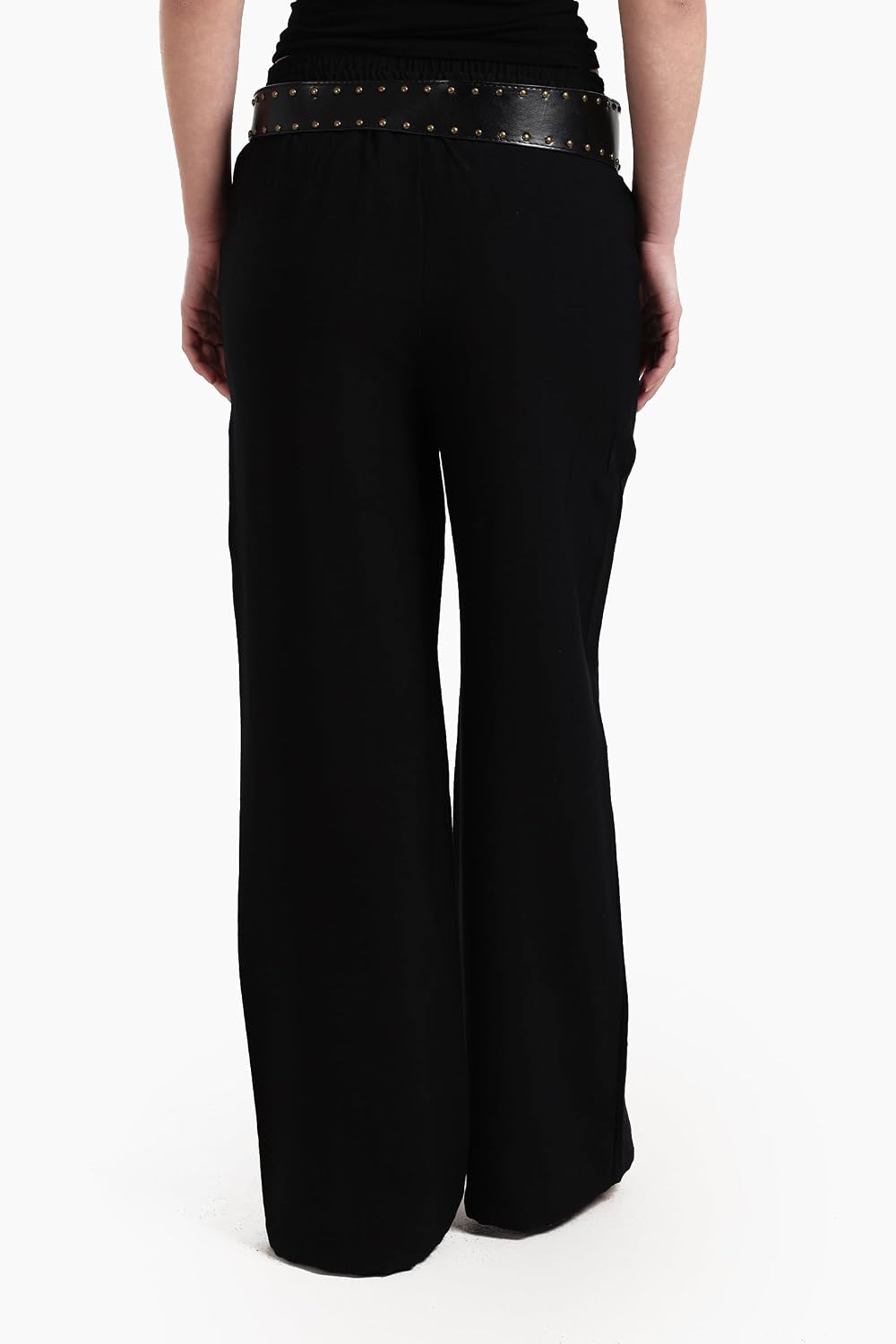61BQ-L-9C-L._AC_SL1500_ بنطلون مريح بأرجل واسعة للنساء من كارينا (1/ العبوة) - الصورة 4