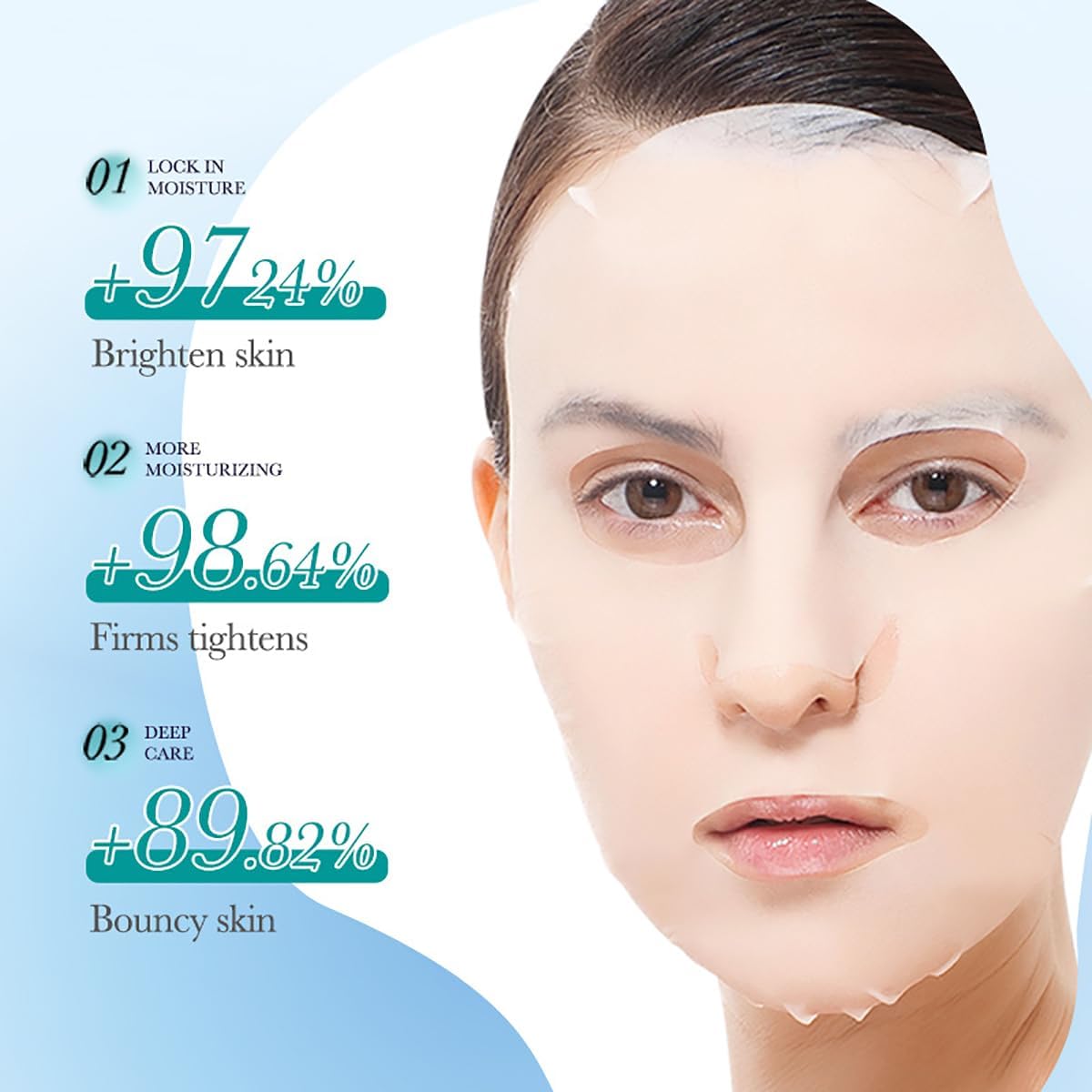 YelaJoy 22PCS Plant and Fruit Masks, Bulk Collagen Face Mask for Women Skin Care, Facial Mask Skincare Gifts Set, Soothe Face Masks for Spa Party, Hydrate and WhitenTypes