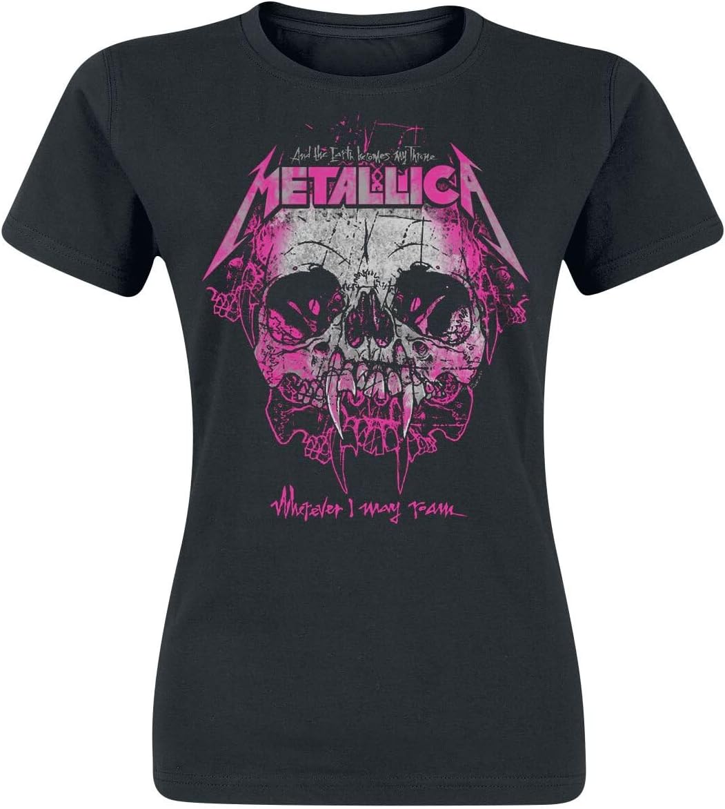 Metallica Wherever I May Roam Junior Top Black