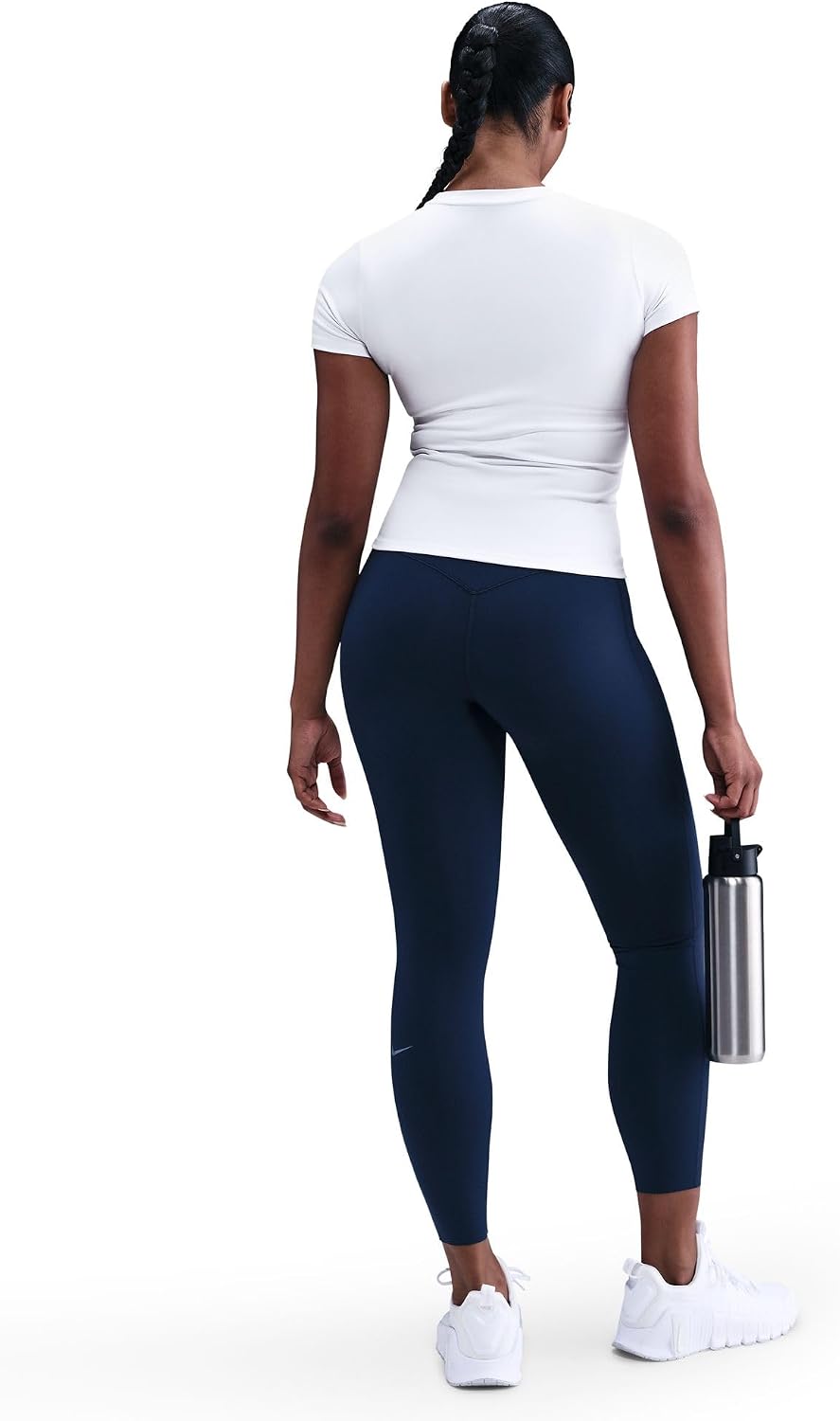 61T8ORCl2bL._AC_SL1500_ تي شيرت نايكي للنساء بقصة ضيقة ملائمة للجسم بأكمام قصيرة للنساء - الصورة 3