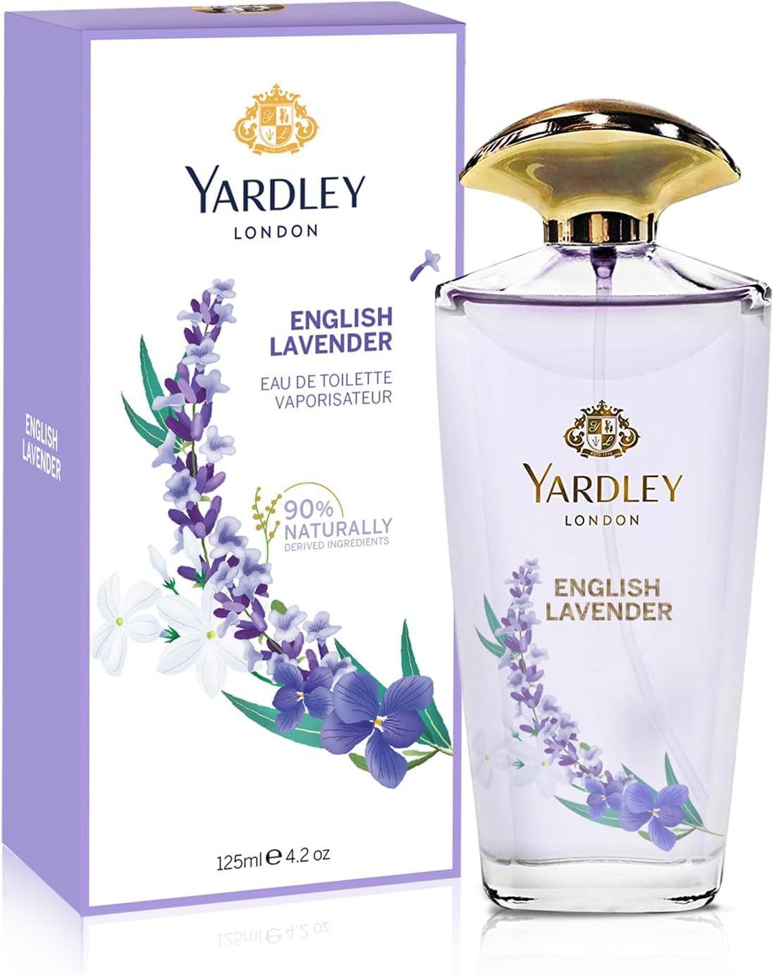 عطر اللافندر لندن الإنجليزي للنساء بخاخ او دي تواليت من ياردلي، 125 مل