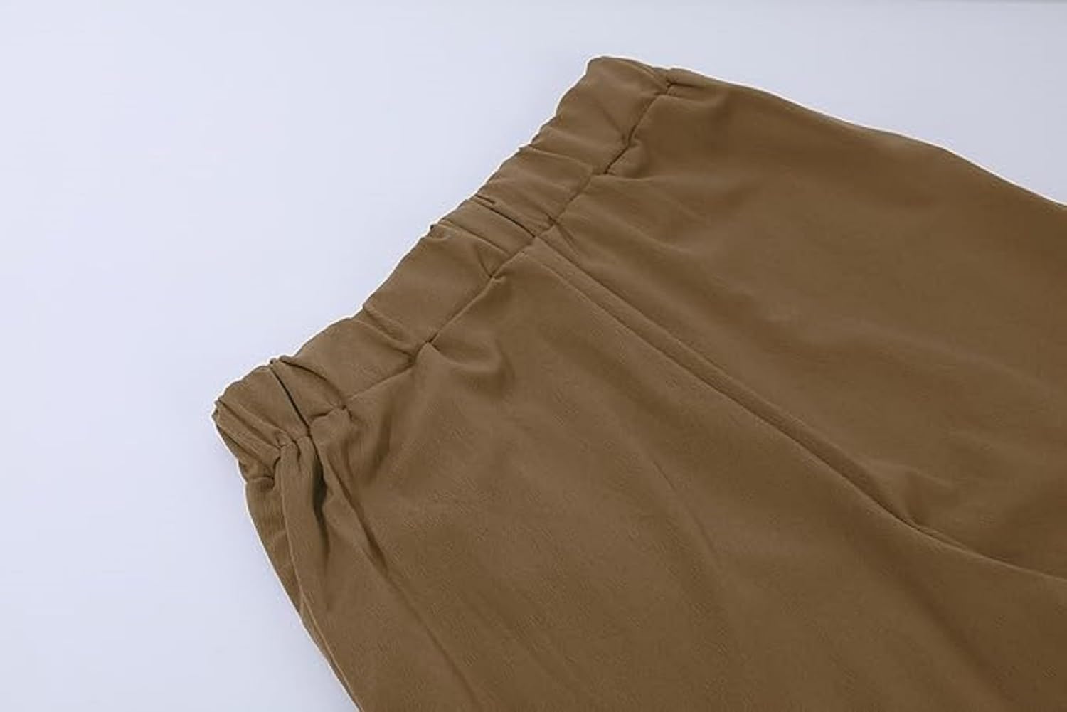 61btaiCZXXL._AC_SL1500_ سروال واسع نسائي من الكتان المريح بخطوط أنيقة - بنطلون كتان للبنات والنساء من ميزة - الصورة 3