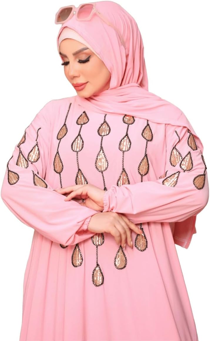 61dNtjxkdtL._AC_SL1500_ إسدال فيزون مقاس موحد يلبس إلي 90 ك للنساء , GS-7115 GAMAL SONS FOR ABAYA - الصورة 4