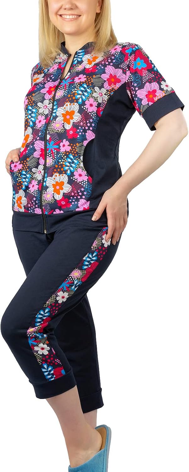 Maria 2-Piece Women's Outfit, 100% Cotton, Sports and Leisure Suit