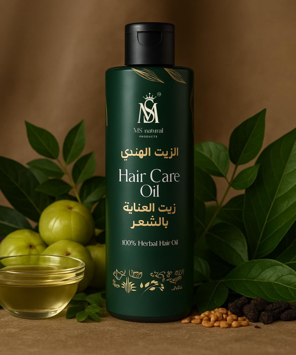 61ebg8UKo-L._AC_SL1500_ زيت العناية بالشعر، زيت عشبي 100%، لنمو الشعر ومضاد للقشرة، نتيجة سريعة، للرجال والنساء والأطفال من ام اس ناتشورال - الصورة 3
