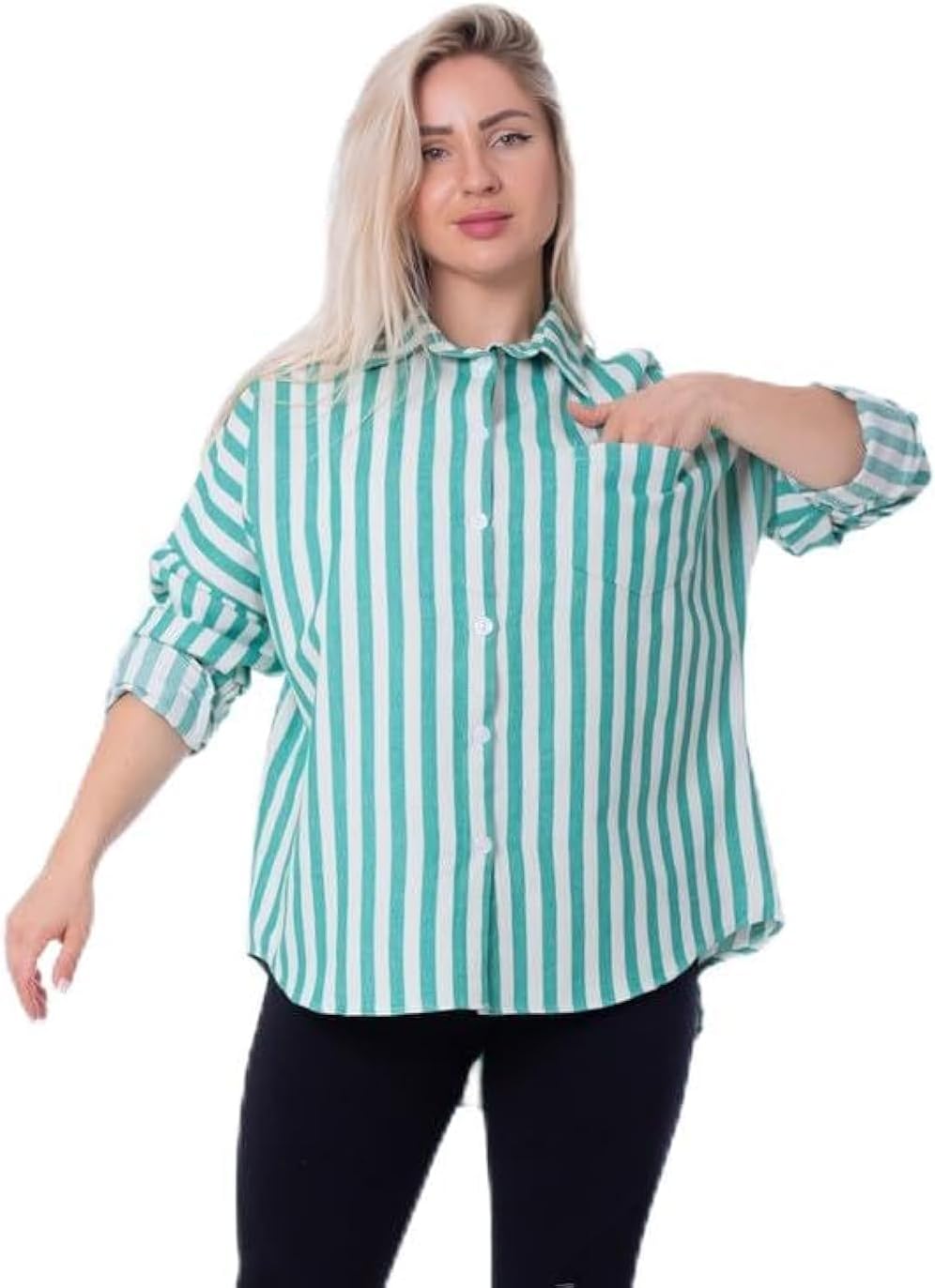 Bebo نسائي شميز مقلم