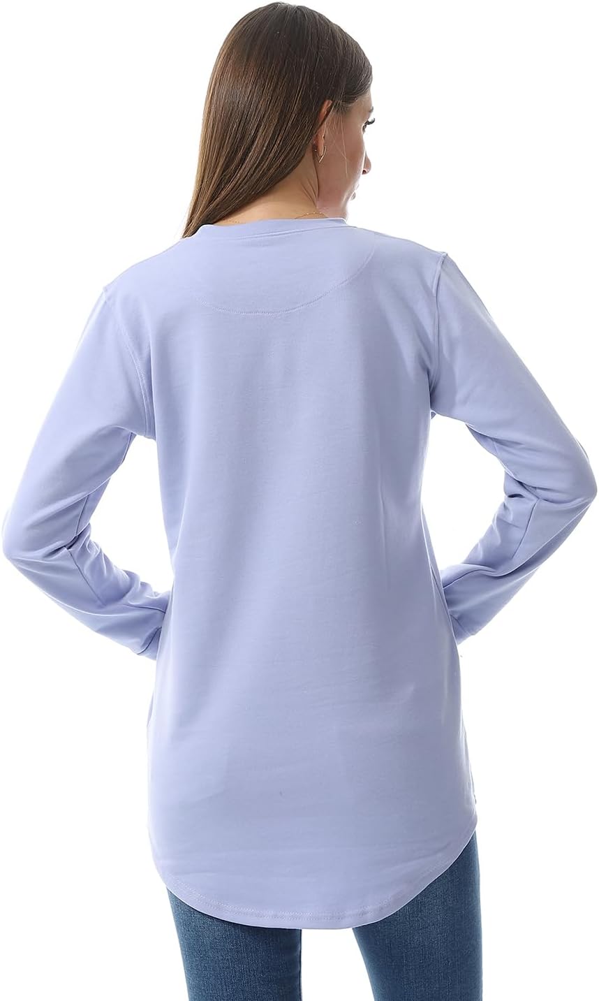 61k-gnLGIxL._AC_SL1500_ CAESAR Womens Women Embroidery T- Shirt Women Embroidery T- Shirt - الصورة 3