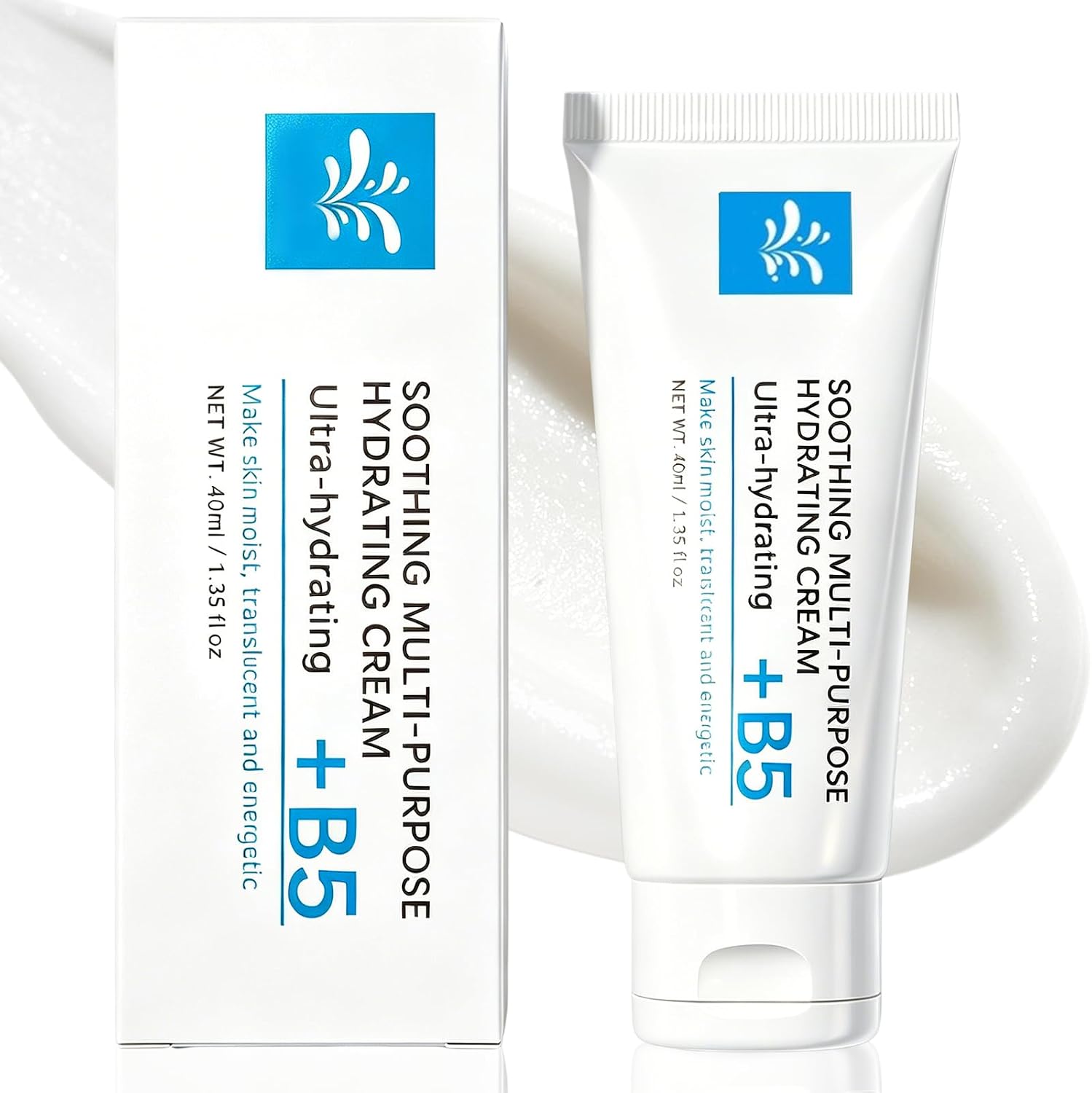 B5 Repair Balm, Multi-Purpose Soothing Balm for Skin Repair, B5 Balm for Dry & Irritated Skin, Daily Face Moisturizer for Women & Men, Skin Barrier Repair & Calming Care (40ml)