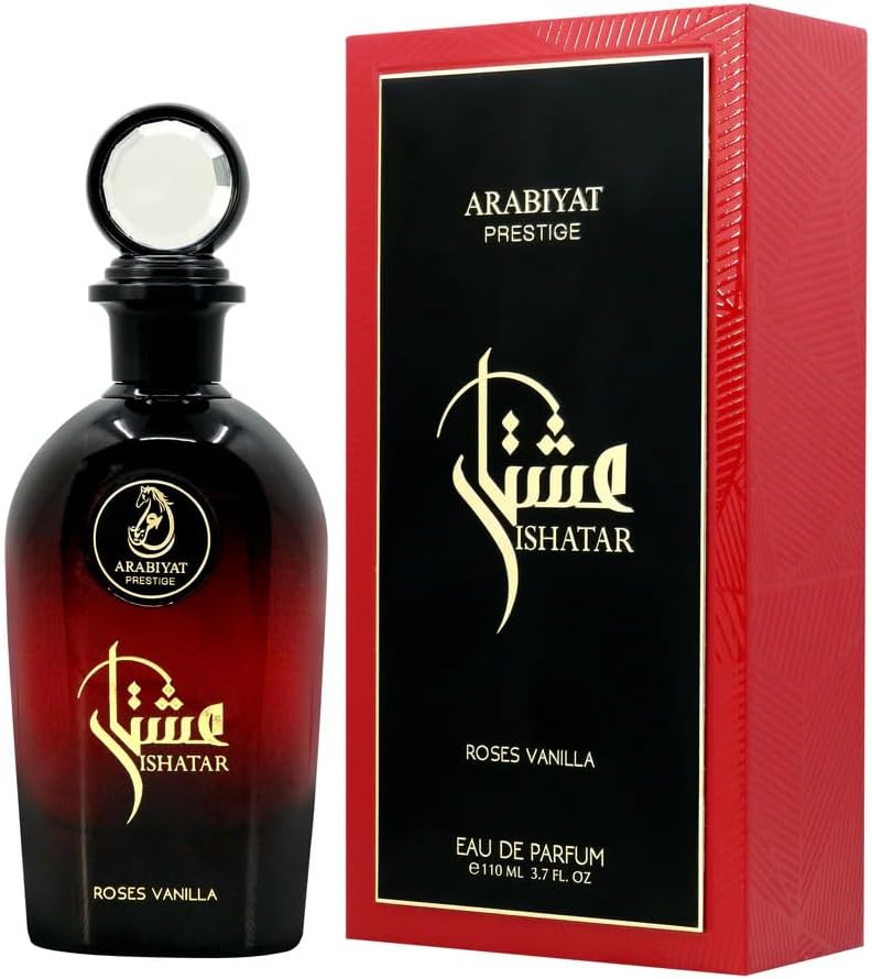 عطر او دي بارفان ايشاتار روزيز فانيلا للنساء من ارابيات برستيج، 110 مل