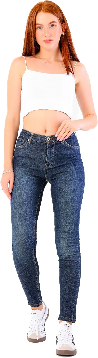 بنطلون جينز سكيني حريمي من JBS Denim