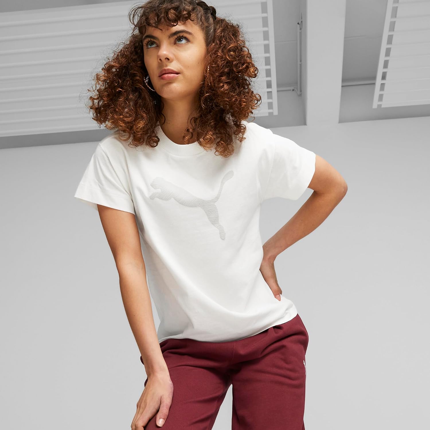 714QgbbxOiL._AC_SL1500_ PUMA Womens HER Lifestyle Women Shirts - الصورة 3
