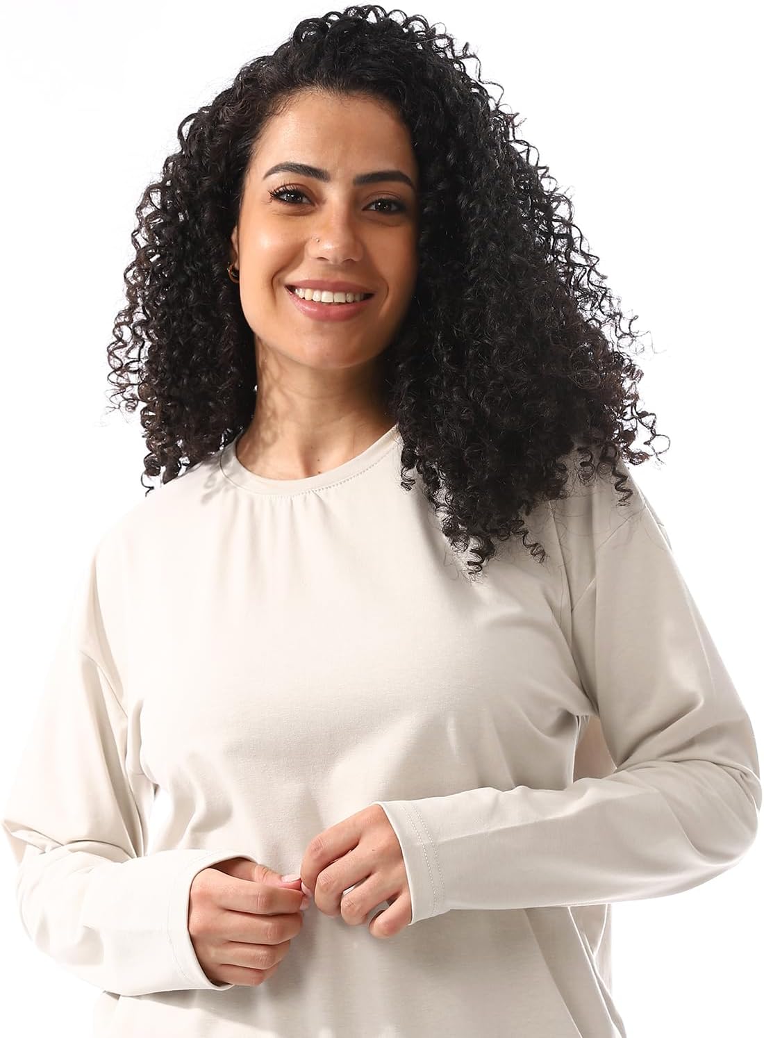 7151dPRf1WL._AC_SL1500_ Andora Womens Long Sleeves Basic Western (pack of 1) - الصورة 4