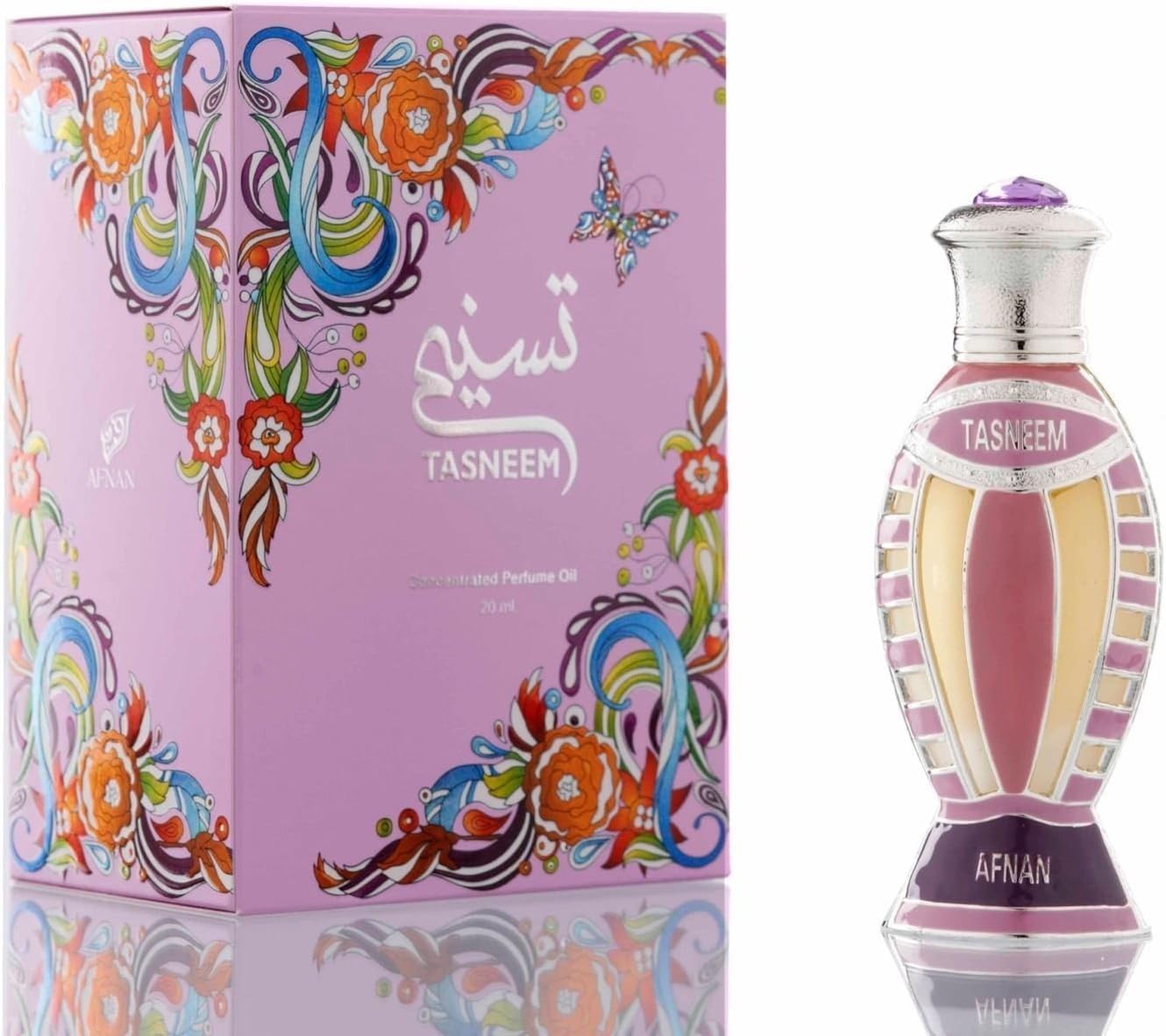 7164oaEg5RL._AC_SL1500_ زيت عطري تسنيم بتركيبة مركزة للنساء من أفنان، 20 مل - الصورة 3
