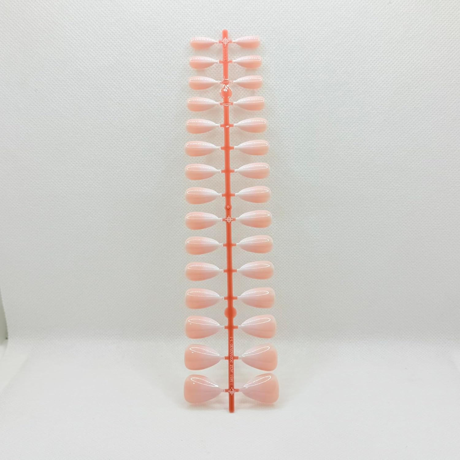 Premium Almond Ombre Press On Nails – 30 Pcs Natural Gradient Fake Nails for Daily Wear & University 6 Elegant Colors (Light Pink Ombre)