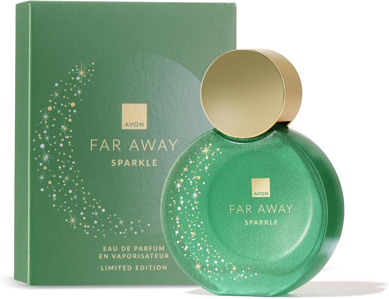 عطر فار اواي سباركل او دو بارفان من افون، 50 مل، برالين بالكراميل، رائحة الخوخ والياسمين، تركيبة أنيقة وأنثوية، تركيبة تدوم طويلا، لم يتم اختباره على الحيوانات