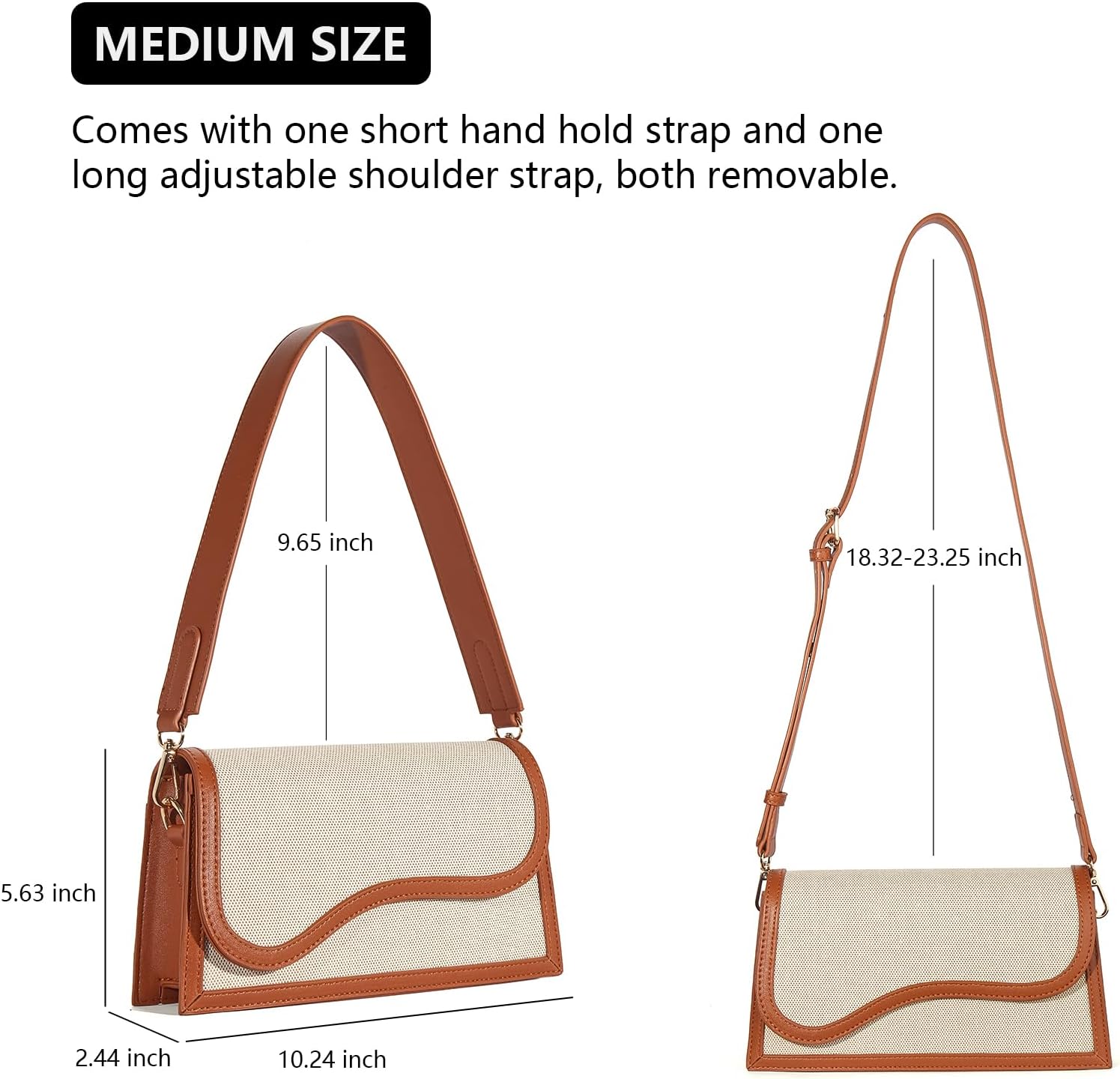 71FVLQ7PuqL._AC_SL1500_ Telena Makeup Bag Large Capacity Travel Cosmetic Bag Portable PU Leather Water Resistant Makeup Organizer Bags for Women with Handle and Divider Open Flat - الصورة 3