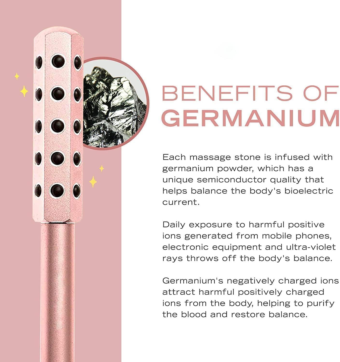 71edDMA-5uL._AC_SL1500_ X spring Facial Massage Roller, Germanium Stone Face Beauty Wand, Skin Uplifting and Wrinkle Reducing Contour Tool, Puffiness Relief and Anti Aging Care for Women, Six Minutes Daily Routine - الصورة 4