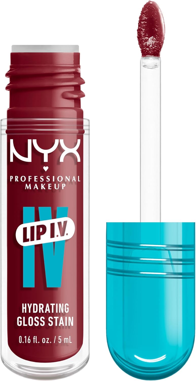ان واي اكس بروفشنال ميكاب ملمع شفاه مرطب ليب اي في، ملمع شفاه، ترطيب يصل الى 12 ساعة، صبغة عالية، لمسة نهائية لامعة رطبة، بلش راش