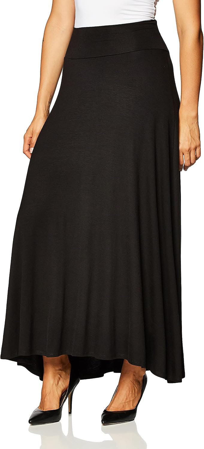 Agb Womens Skirt Soft Knit Maxi Skirt (petite, Standard And Plus Sizes)