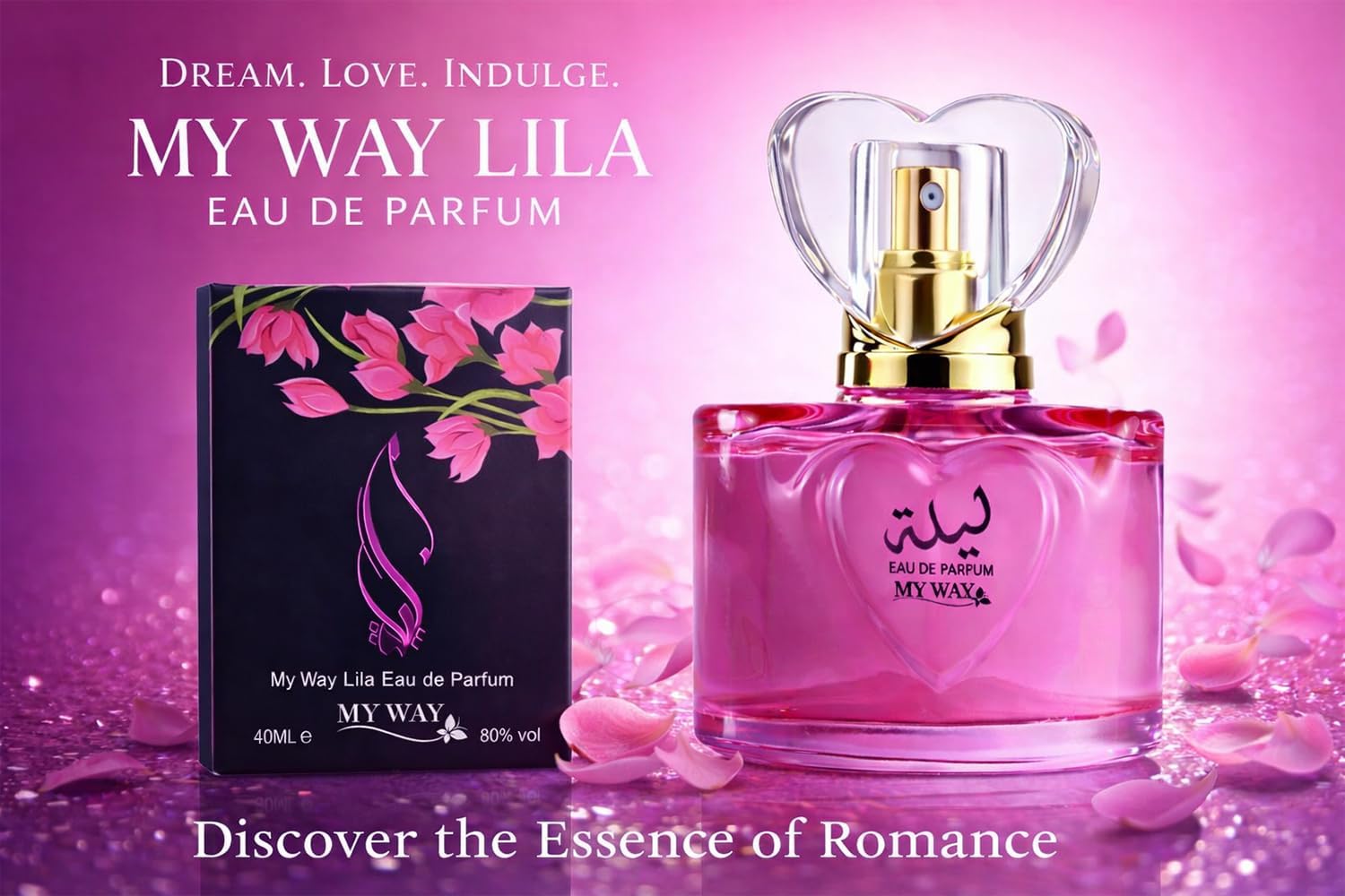 71qQZ2WGL2L._AC_SL1500_ My Way - Perfume, Lila, Eau De Parfum For Women, Long Lasting Fragrance Spray, Elegant & Delicate Feminine Scent, 40ML - الصورة 2