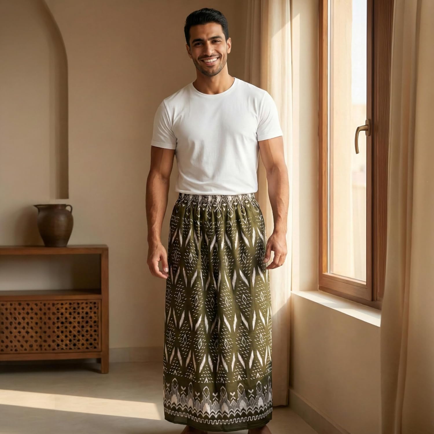 71whUjDmMLL._AC_SL1500_ Elastic waistband with side pocket for men, very comfortable and cool summer waistband for men - الصورة 4