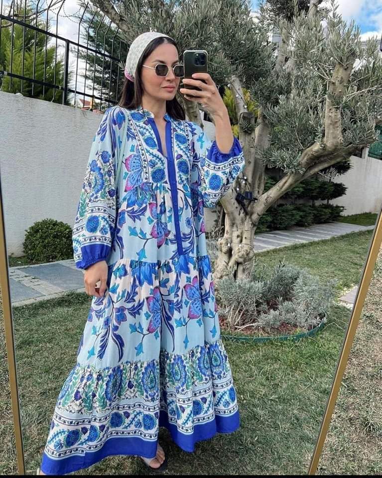 71zNVy0PHkL._AC_SL1500_ فستان لوتاس، عباية كاجوال بألوان متعددة وأكمام طويلة للنساء من الامل شوب - الصورة 4
