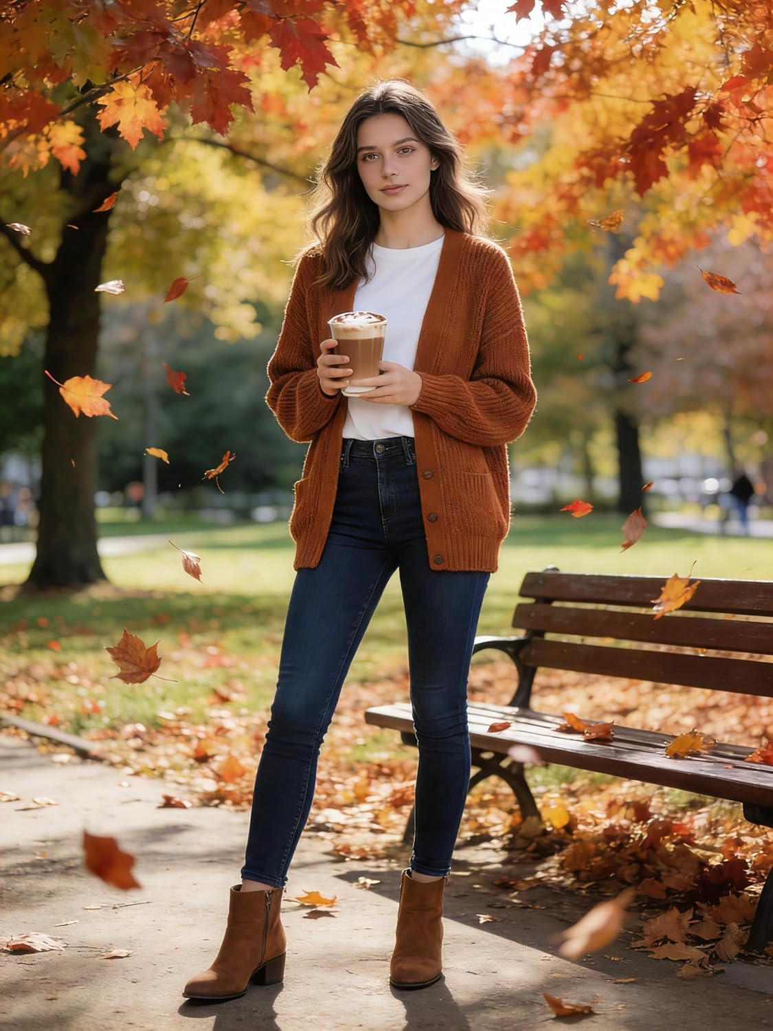 810ol1AjBVL._AC_SL1500_ Women's High-Waisted Skinny Jeans for Casual Daily Wear Slim-Fit Denim Pants with Classic Pockets - الصورة 3